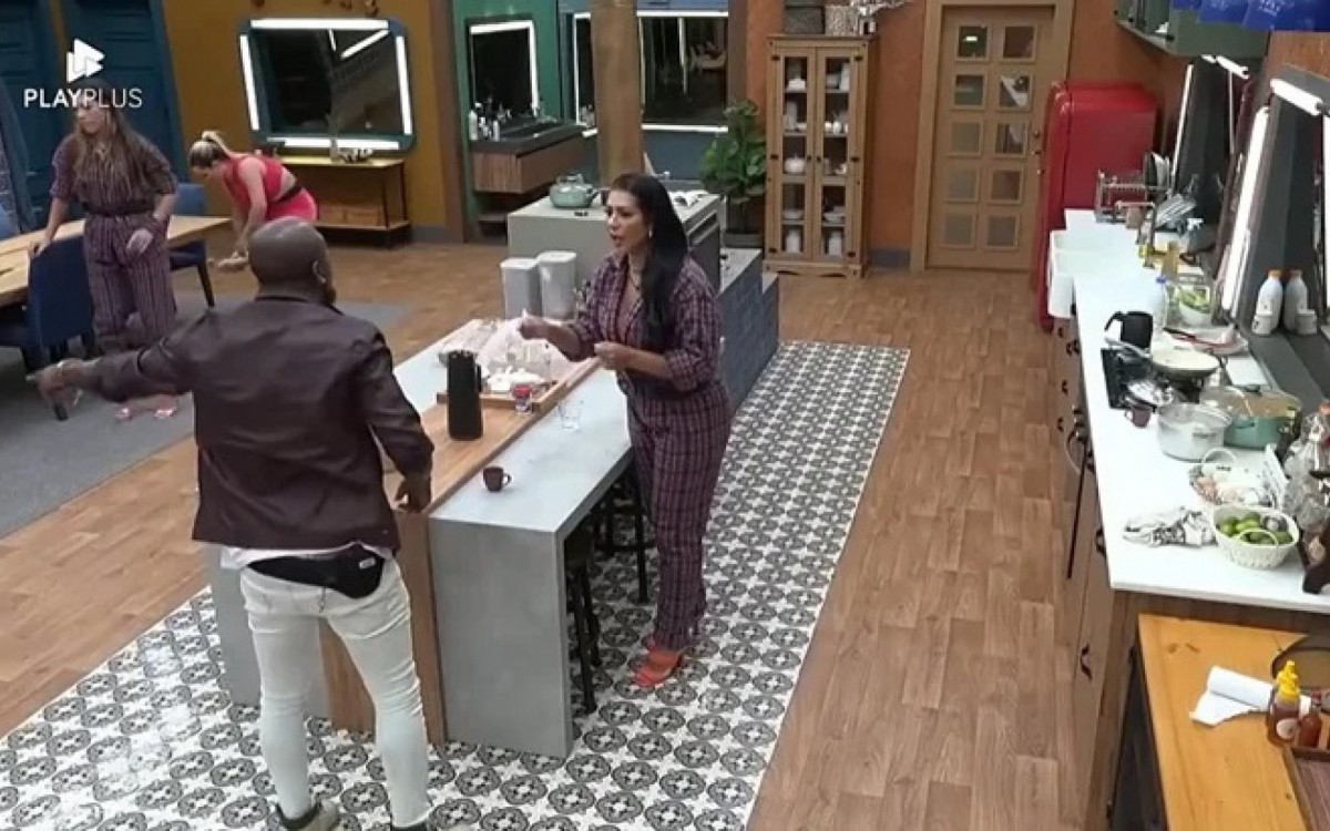 Moranguinho e André Marinho trocaram farpas em 'A Fazenda 14' - Reprodução/Playplus