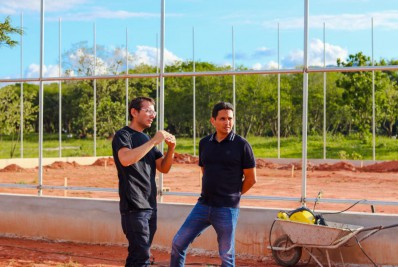 Obras do Complexo Esportivo do Gericinó são vistoriadas em Nilópolis