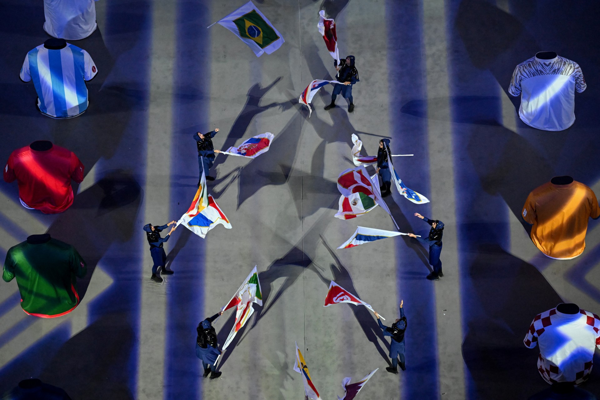 Cerimônia de abertura marca início da Copa do Mundo no Catar - AFP