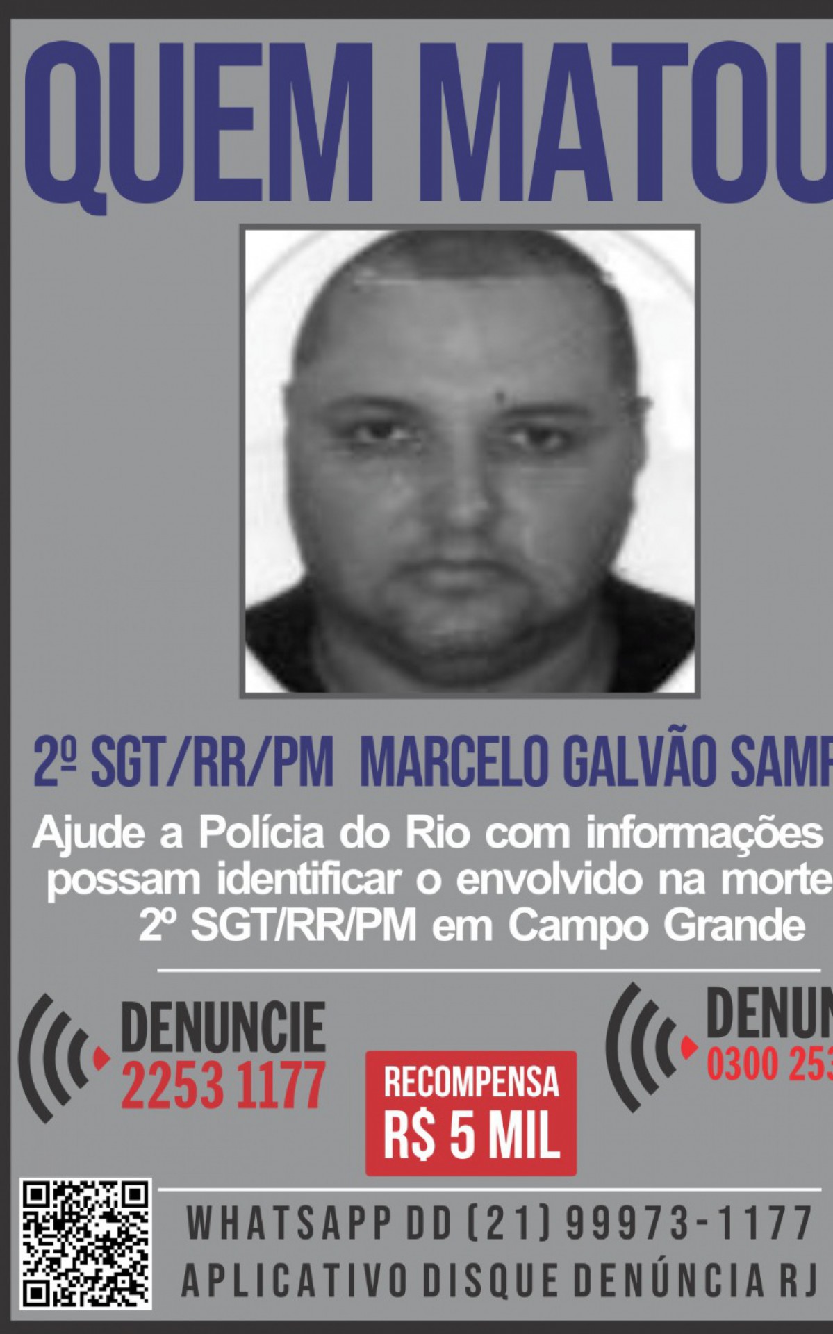 Marcelo Galvão Sampaio, de 32 anos, foi morto a tiros na manhã do último sábado (19), em Campo Grande, durante uma briga de trânsito - Divulgação