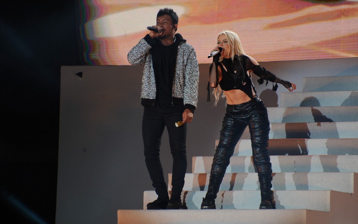 Lu&iacute;sa Sonza convidou o rapper Xam&atilde; para participa&ccedil;&atilde;o especial na estreia de sua nova turn&ecirc;