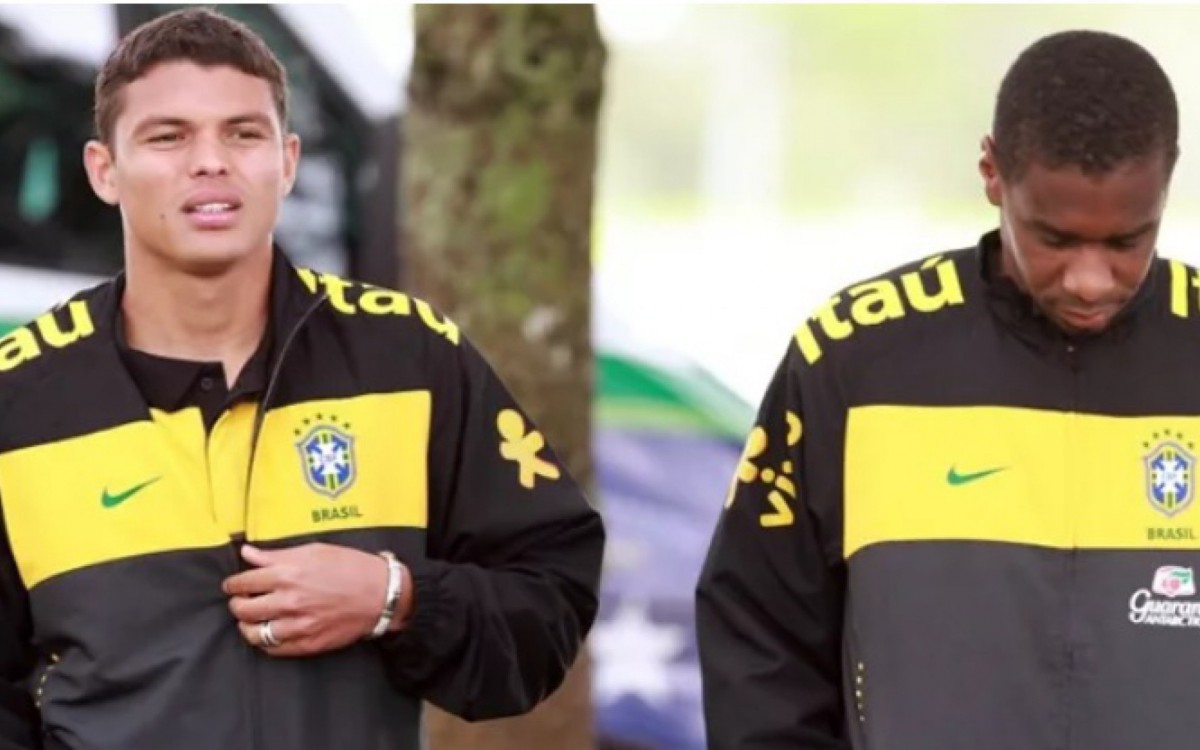 Juan e Thiago Silva foram companheiros na sele&ccedil;&atilde;o brasileira