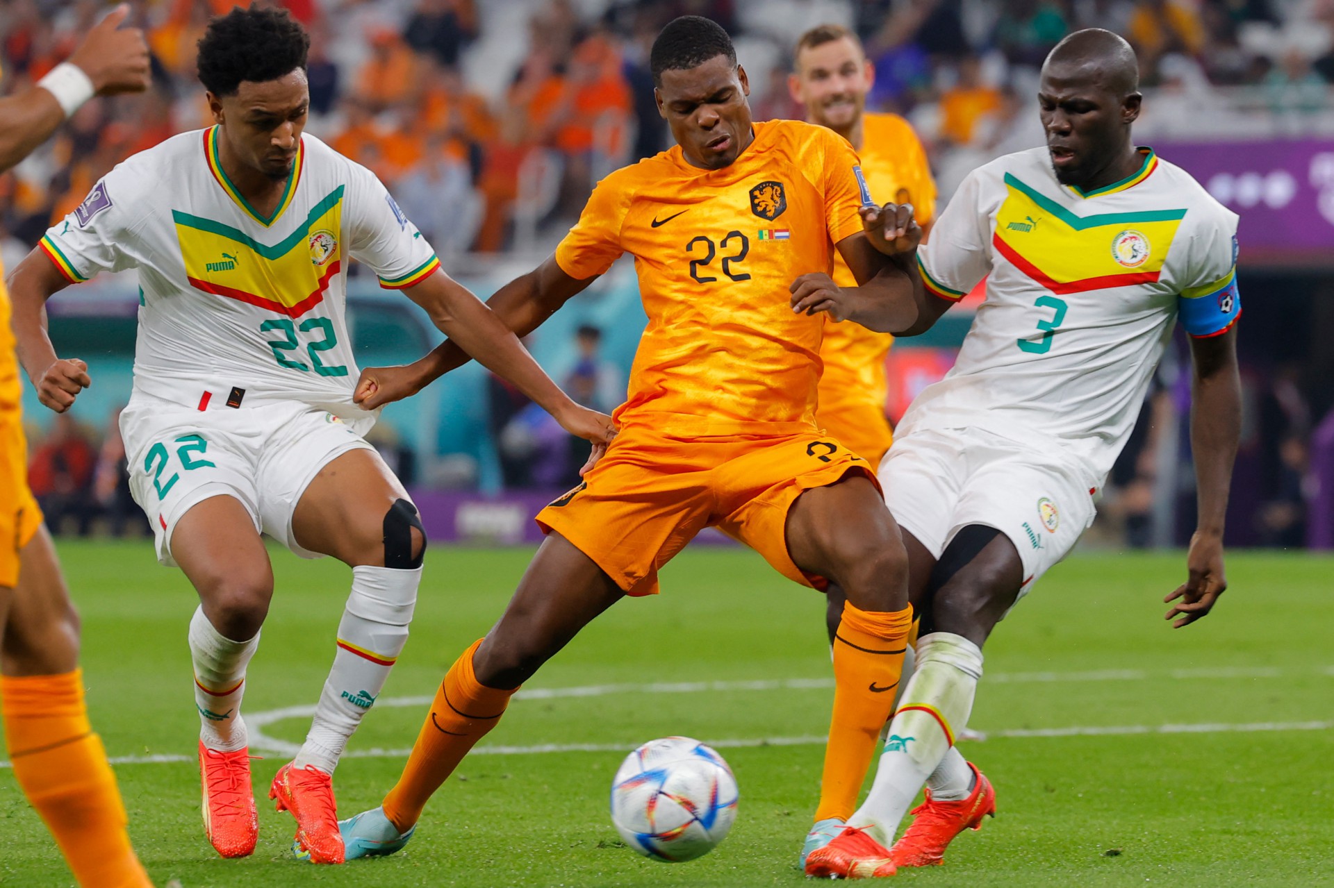 Senegal x Holanda, pela primeira rodada do Grupo A da Copa do Mundo do Catar  - AFP