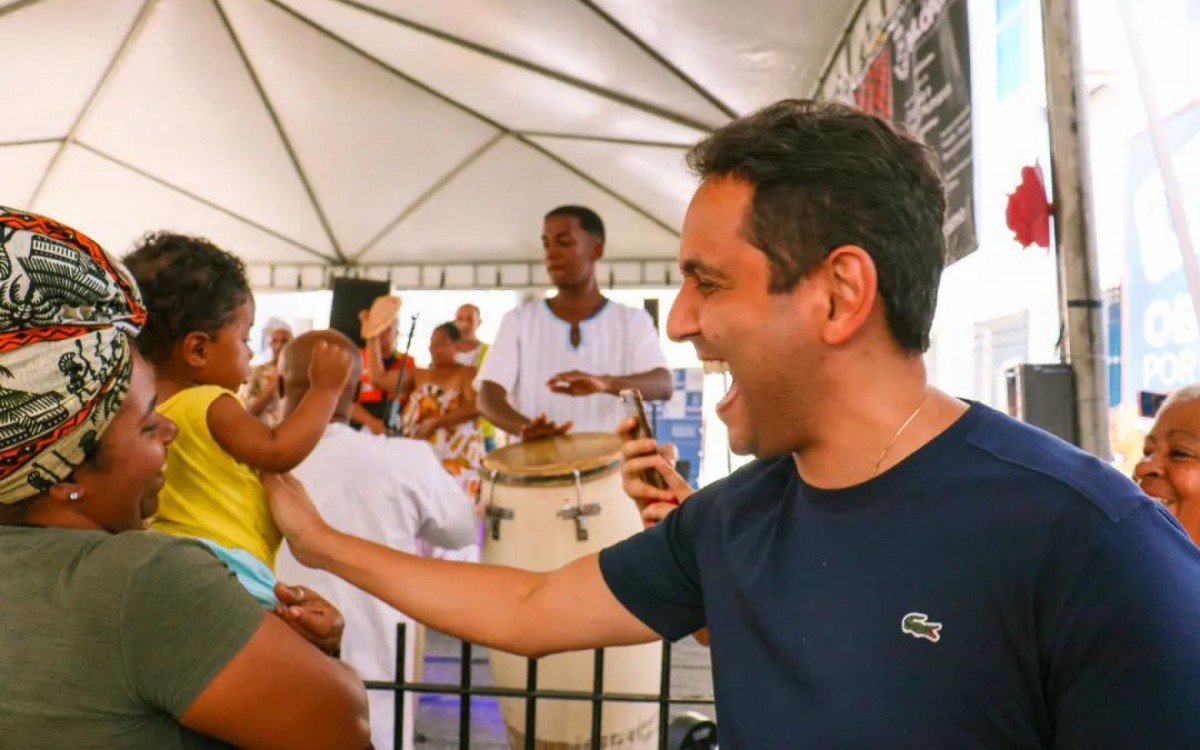 O prefeito Abraãozinho prestigiou o evento da Consciência Negra