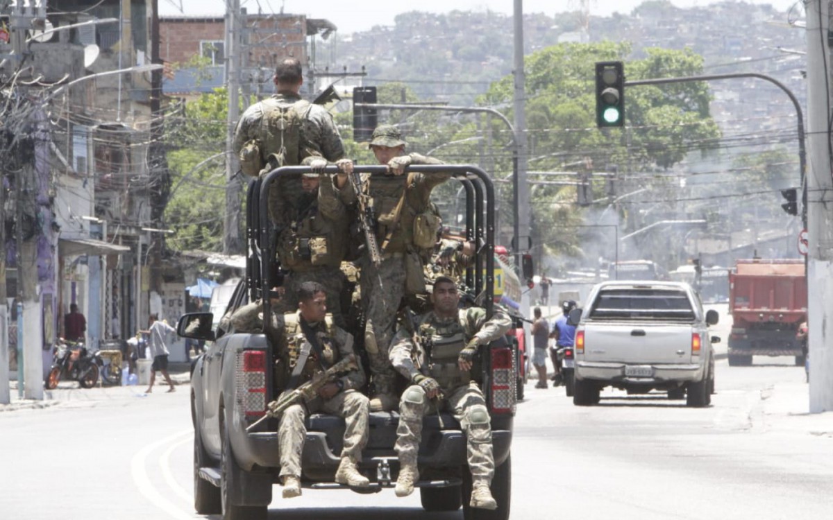 Bope entrando na comunidade do Jacarezinho - Marcos Porto/Agência O DIA