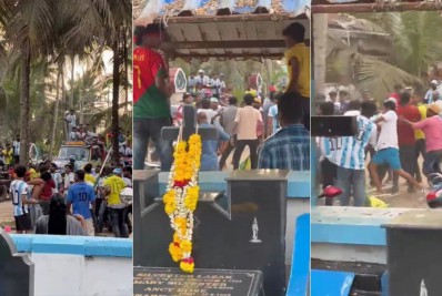 Torcedores indianos de Brasil e Argentina entram em conflito; veja