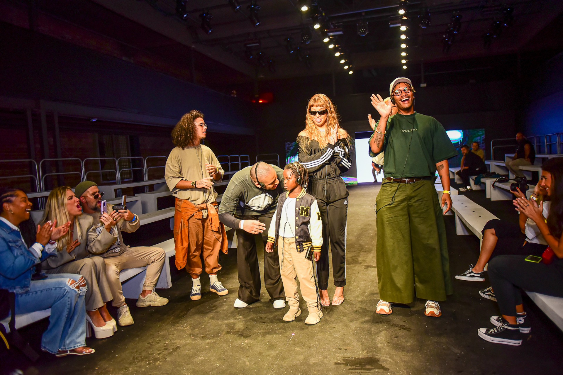 Bless, filho de Bruno Gagliasso e Giovanna Ewbank, desfila no último dia da São Paulo Fashion Week - Marcello Sá Barretto / AgNews