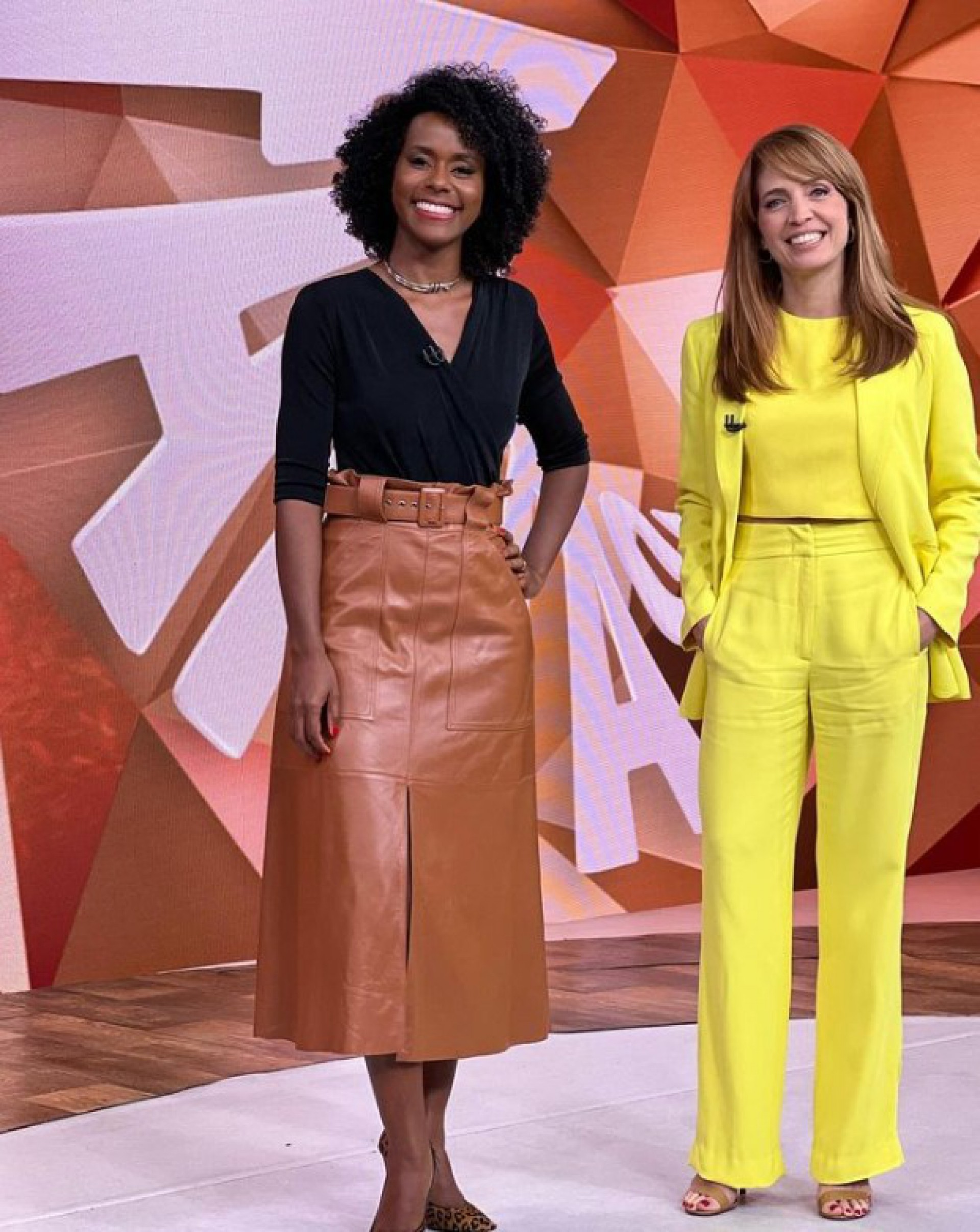 Maju Coutinho completa um ano no comando do 'Fant&aacute;stico' ao lado de Poliana Abritta - Reprodu&ccedil;&atilde;o/Instagram