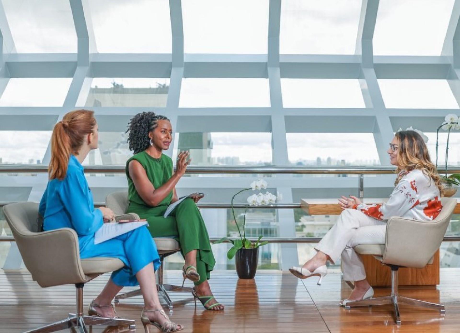 Maju Coutinho e Poliana Abritta entrevistam Janja Silva - Reprodução/Instagram