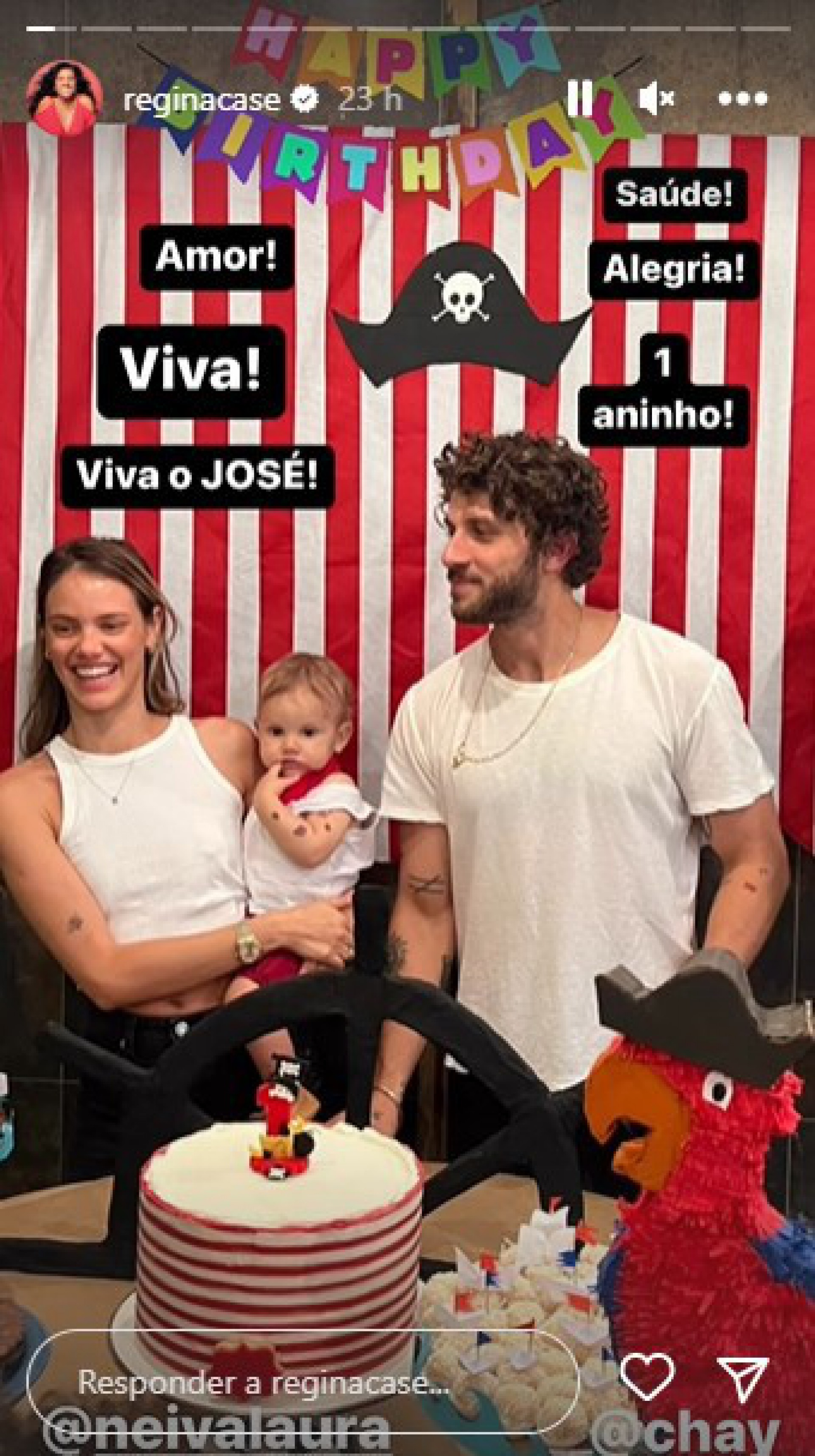 Chay Suede reúne amigos no aniversário de seu filho José - Reprodução Internet
