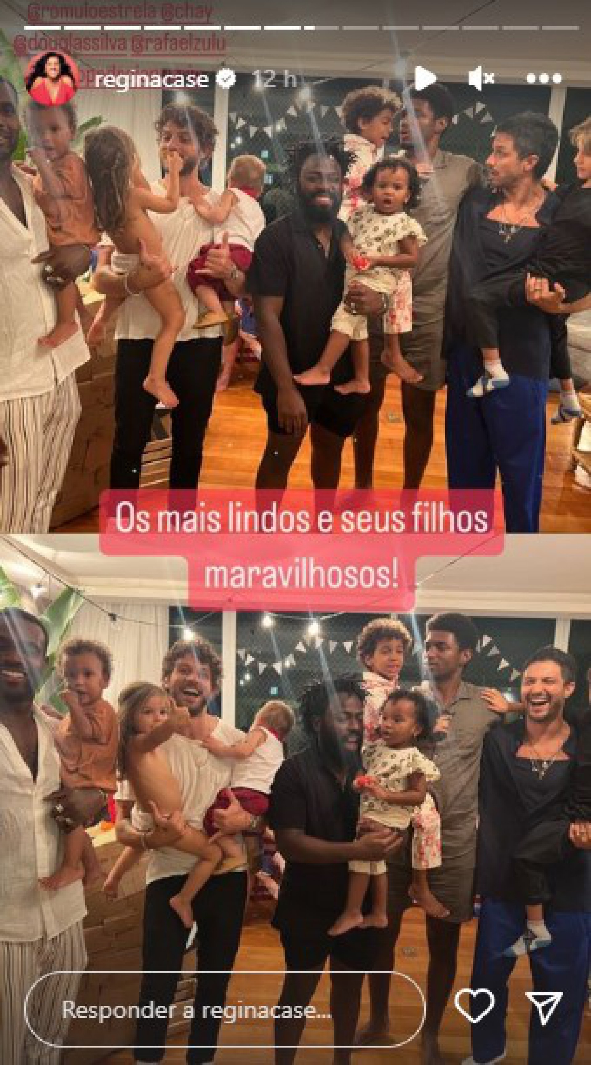 Chay Suede reúne amigos no aniversário de seu filho José - Reprodução Internet