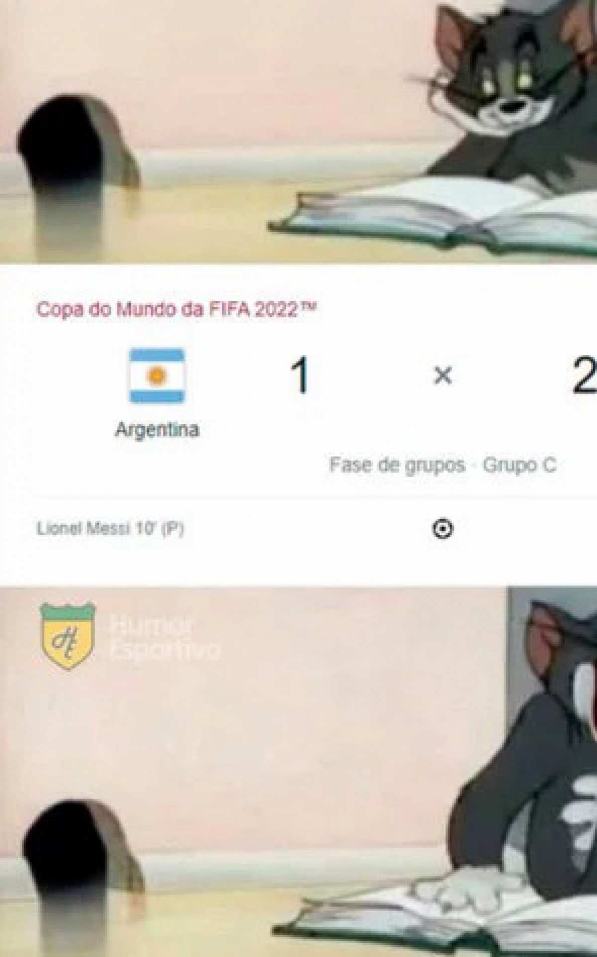 Derrota da Argentina na Copa rende memes na Web
