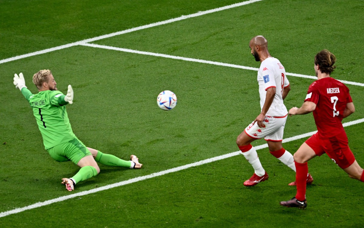 Partida entre Dinamarca e Tun&iacute;sia foi a primeira sem gols na Copa do Mundo de 2022