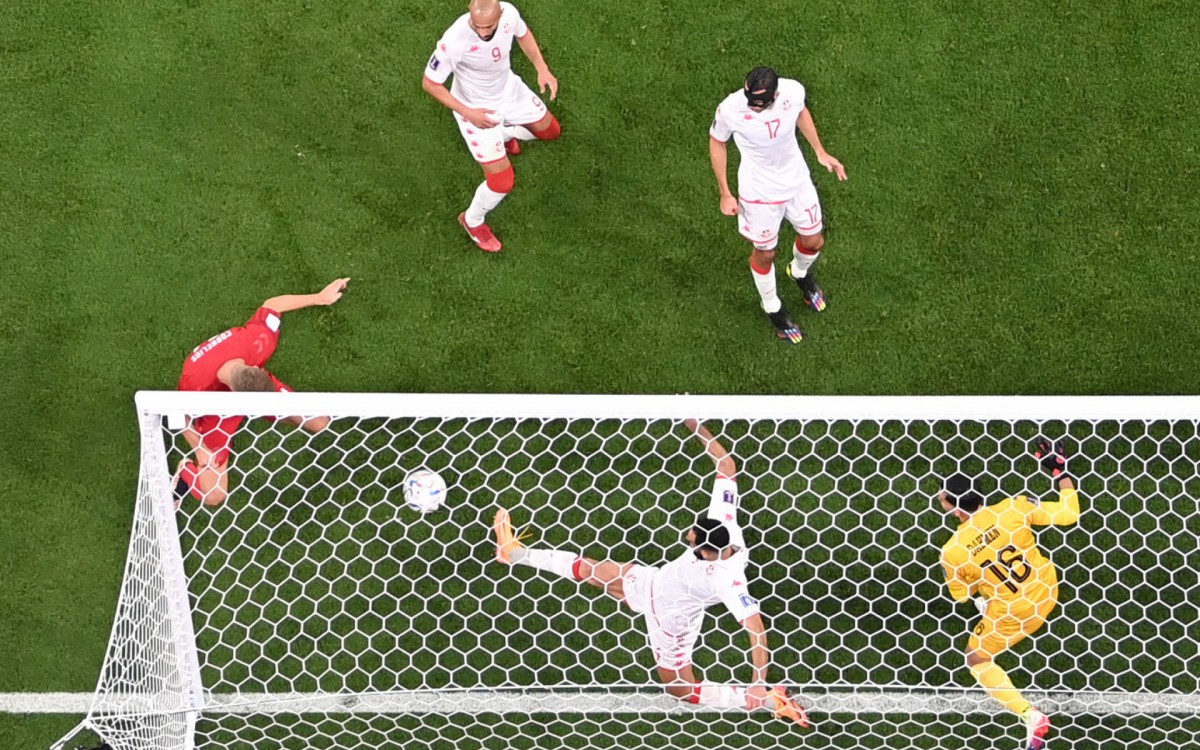 Partida entre Dinamarca e Tun&iacute;sia foi a primeira sem gols na Copa do Mundo de 2022