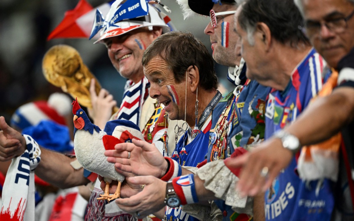 Torcida francesa no Al Janoub Stadium