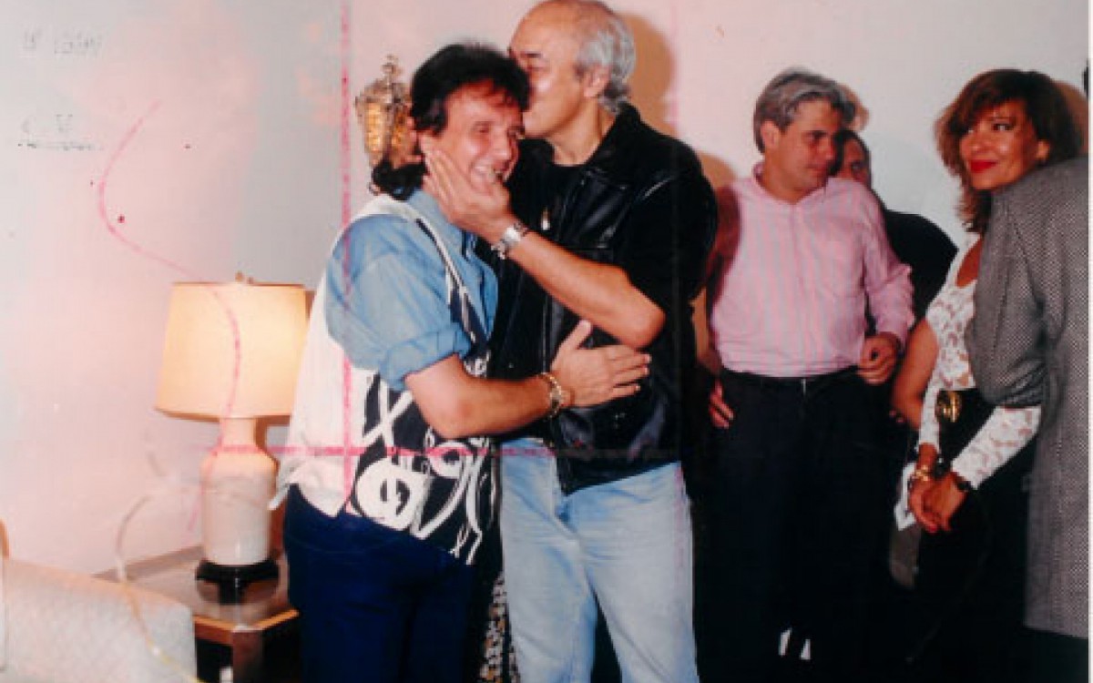 Erasmo Carlos durante uma festa em Homenagem a Roberto Carlos em 28/11/1991 - Arquivo O Dia