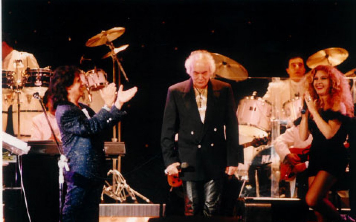 Erasmo Carlos, Vanderleia e Roberto Carlos em 14/12/1995  - Arquivo O Dia