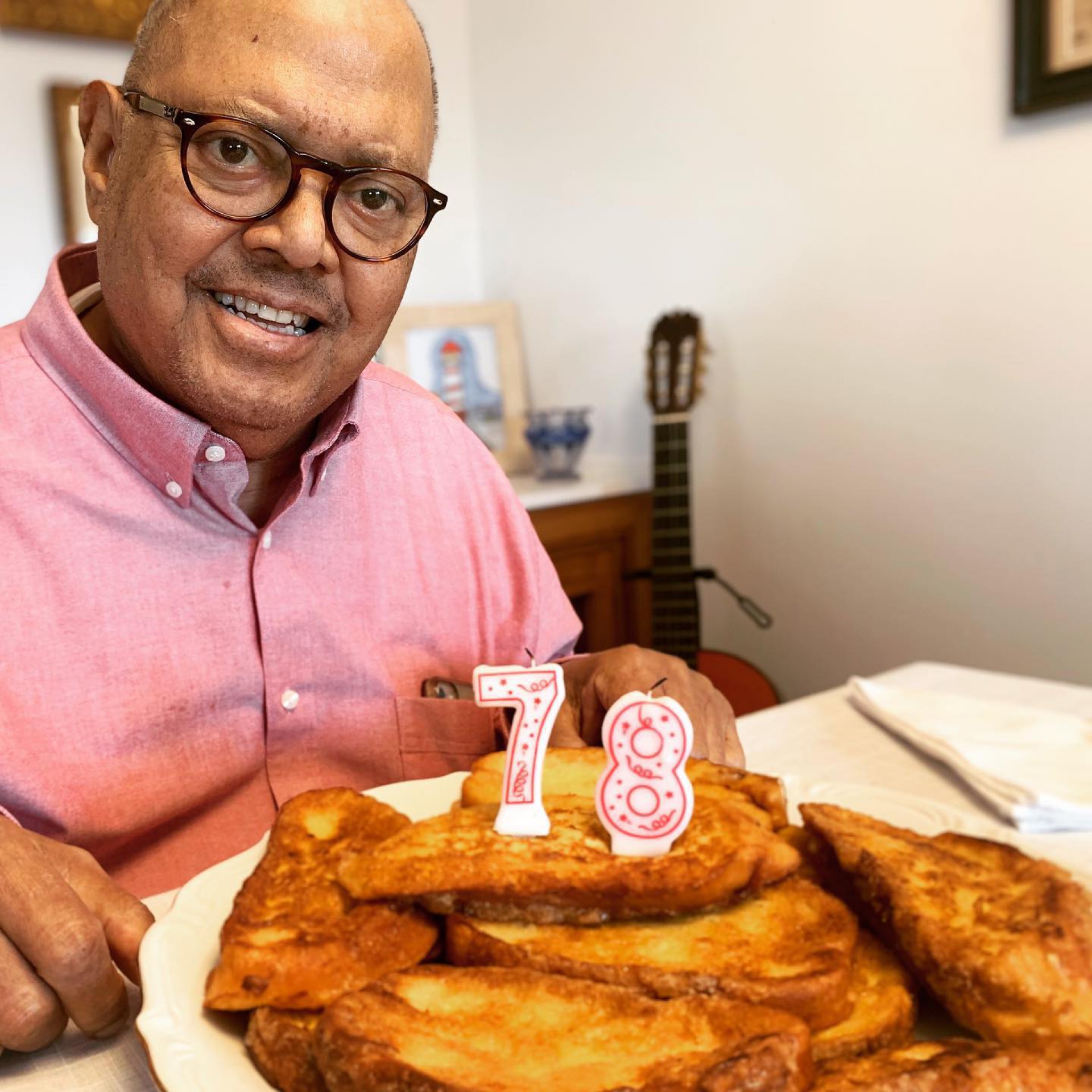 Artista comemorando o aniversário de 78 anos em 2021 - Reprodução/Redes Sociais