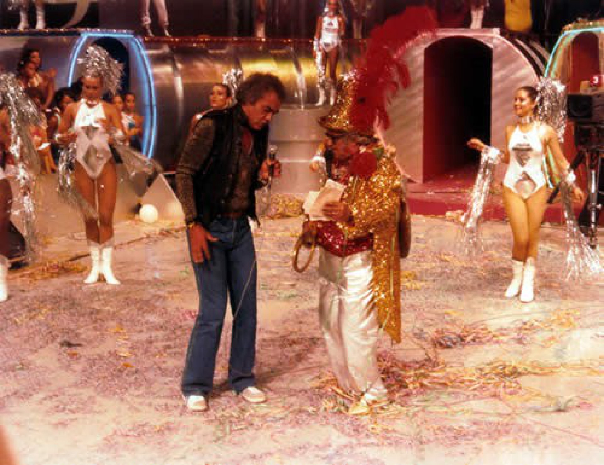 Erasmo Carlos no programa do Chacrinha - Reprodução / Site Oficial Erasmo Carlos