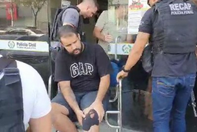 Acusado de financiar helicóptero usado em resgate de criminosos no Complexo de Gericinó é preso