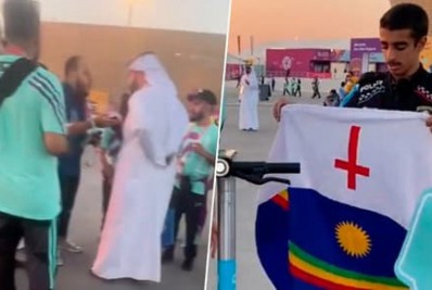 Polícia do Catar confunde bandeira de Pernambuco com a da causa LGBTQIAP+ e intimida jornalista
