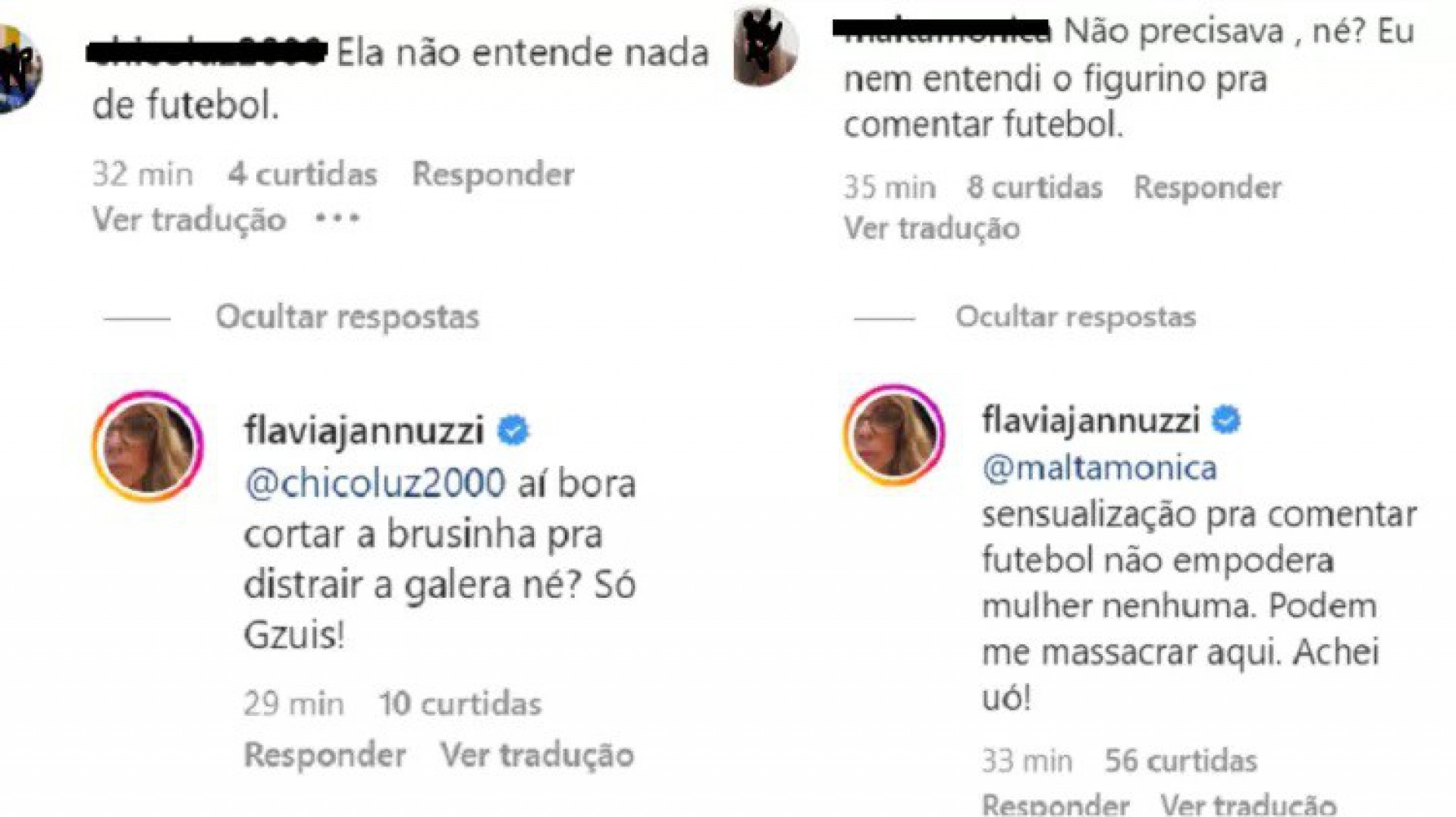 Flávia Januzzi detona Deborah Secco - Reprodução Internet