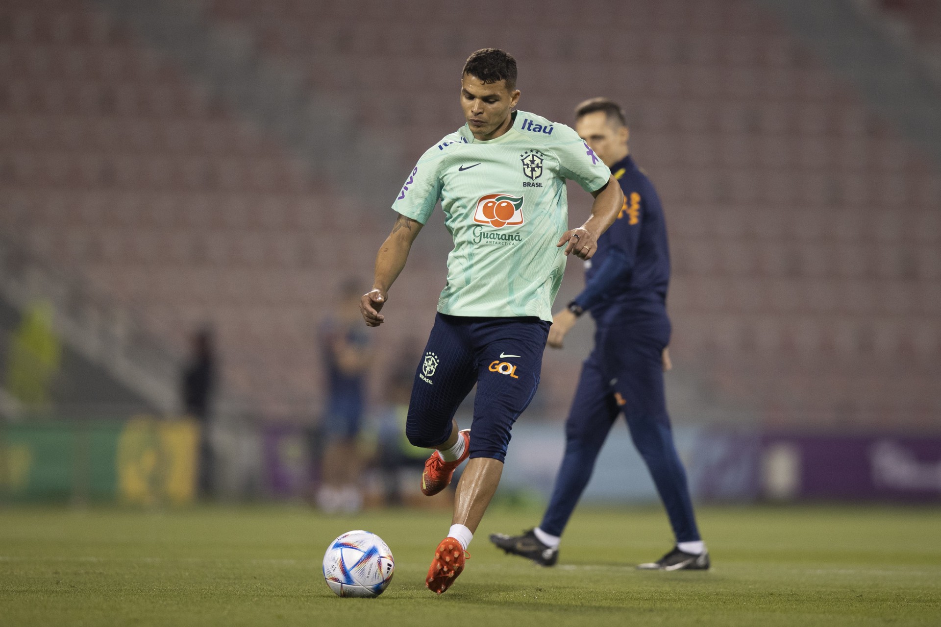 Thiago Silva está em sua quarta Copa do Mundo - Lucas Figueiredo/CBF