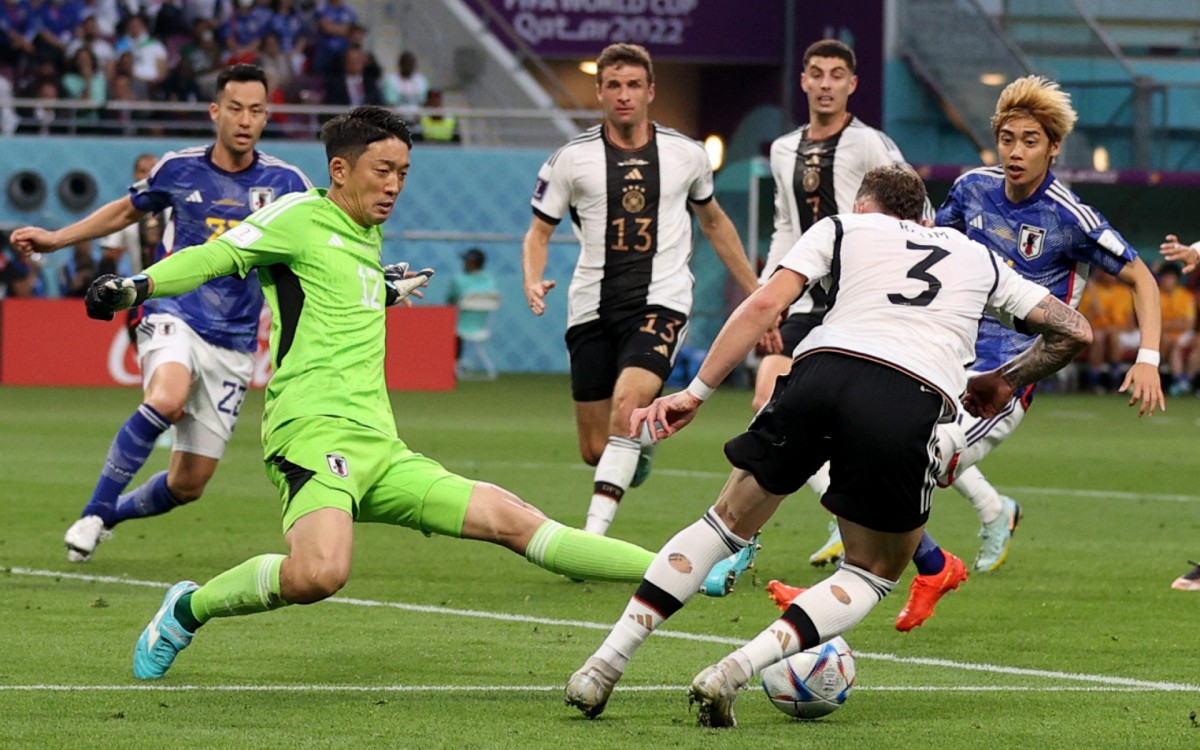 Partida entre Alemanha e Jap&atilde;o teve virada japonesa em primeiro jogo do Grupo E 
