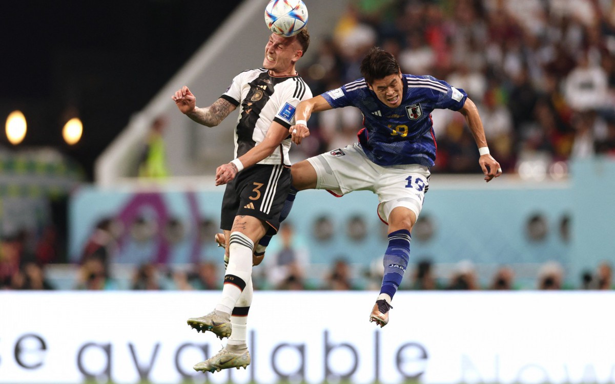 Partida entre Alemanha e Jap&atilde;o teve virada japonesa em primeiro jogo do Grupo E 