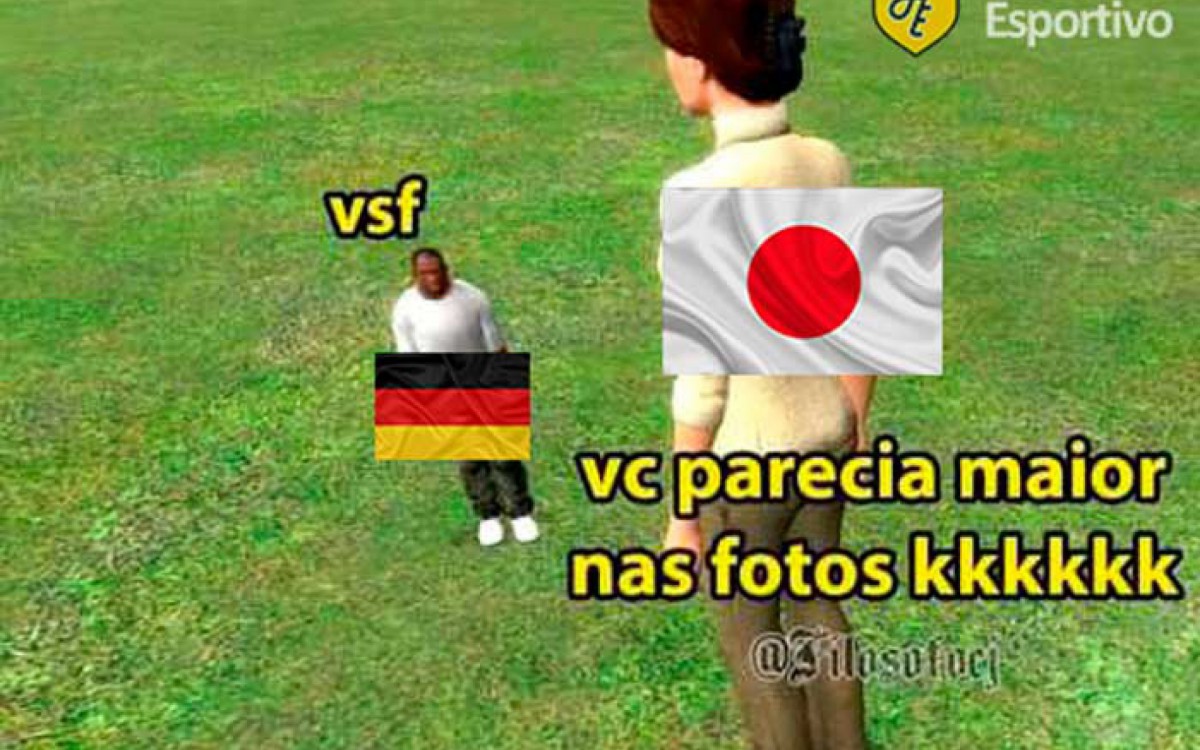 Brasileiros tiram onda ap&oacute;s derrota da Alemanha para o Jap&atilde;o