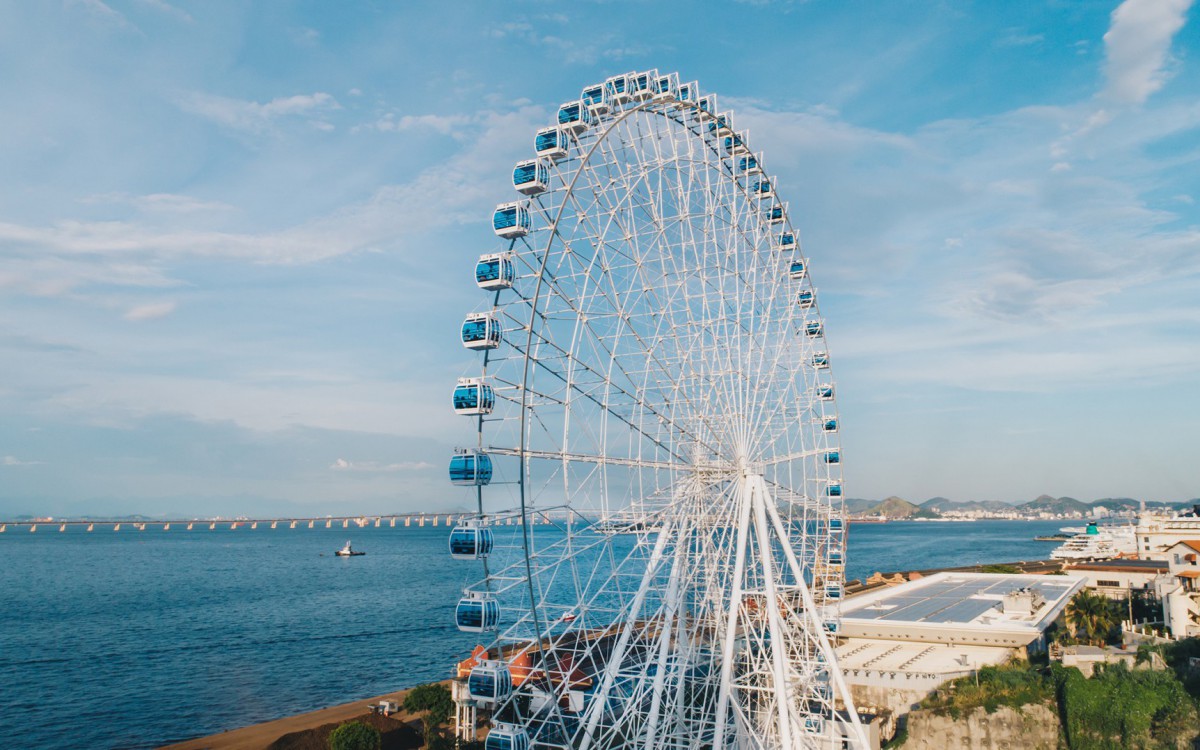 Torcedores poder&atilde;o assistir ao jogo do Brasil na Roda Gigante, localizada no Porto Maravilha