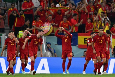 O massacre em imagens: veja fotos da goleada de 7 a 0 da Espanha sobre a Costa Rica