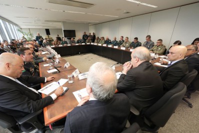 Moraes se reúne com comandantes da PM para discutir ações nas eleições