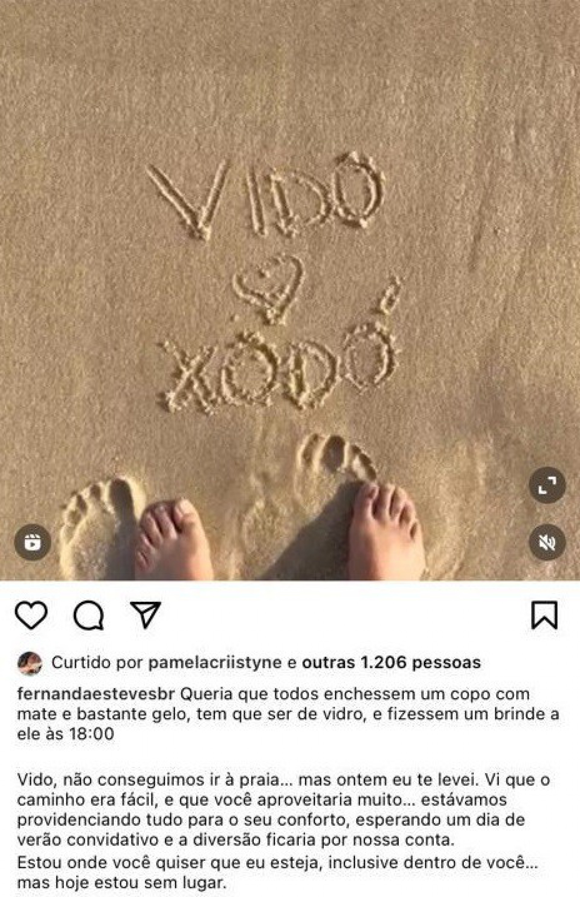 Viúva de Erasmo Carlos sugere que fãs façam um brinde ao cantor nesta quarta-feira, às 18h - Reprodução Internet