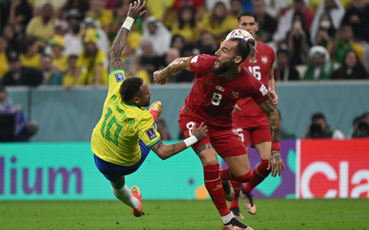 Brasil fez sua estreia na Copa do Mundo contra a S&eacute;rvia