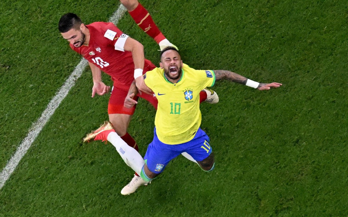 Brasil fez sua estreia na Copa do Mundo contra a S&eacute;rvia