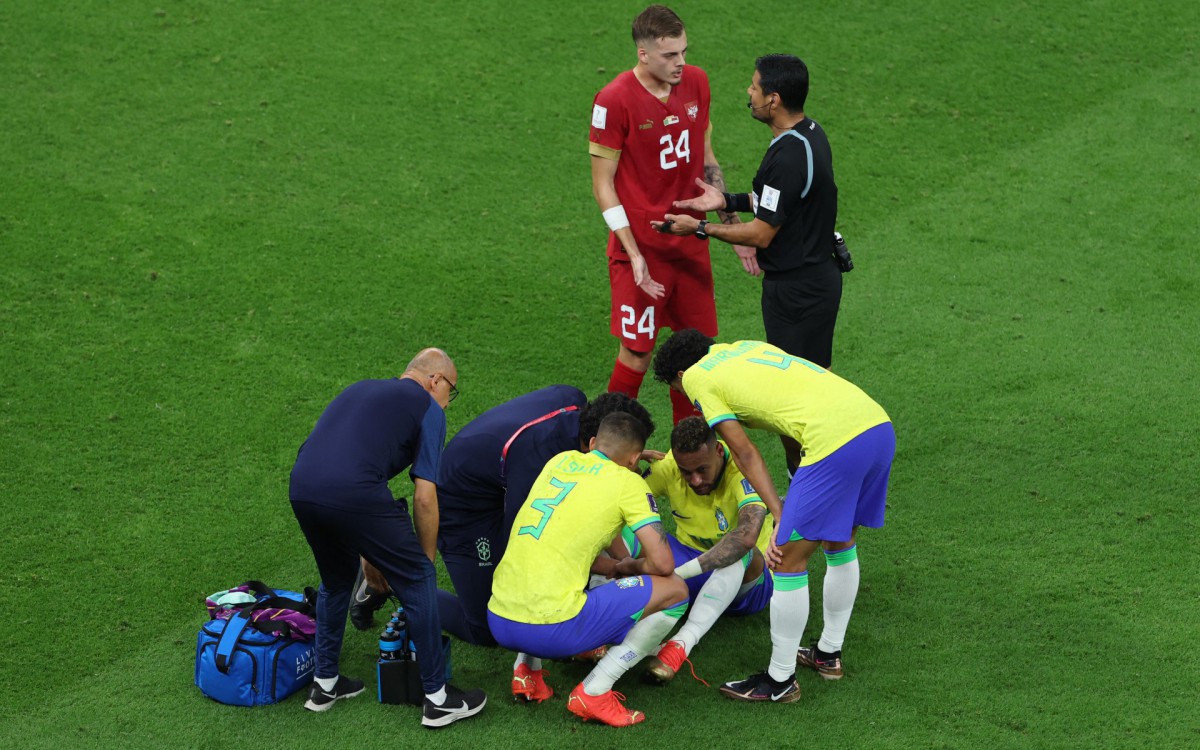 Brasil fez sua estreia na Copa do Mundo contra a S&eacute;rvia