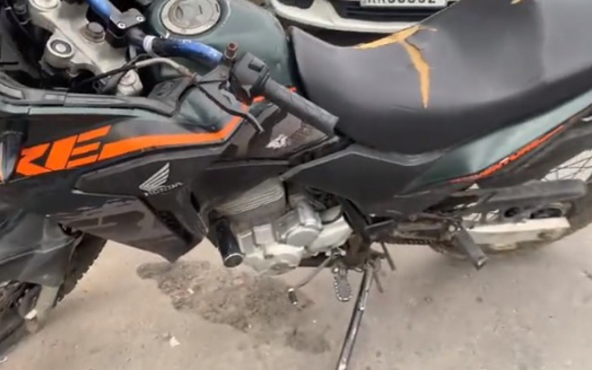 Motocicleta tamb&eacute;m foi apreendida na a&ccedil;&atilde;o 