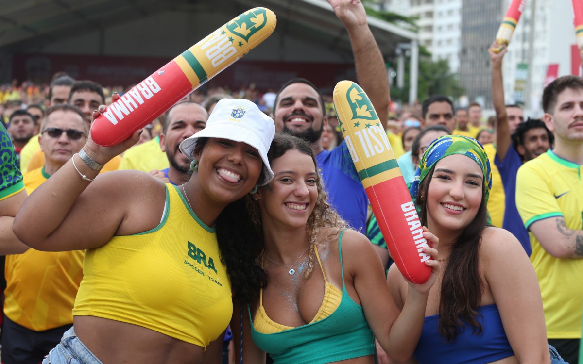 Fifa Fan Festival Copacabana, nesta quinta-feira (24). 