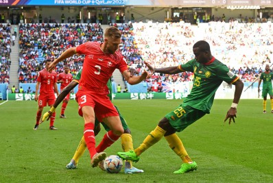 Confira as imagens da vitória da Suíça sobre Camarões