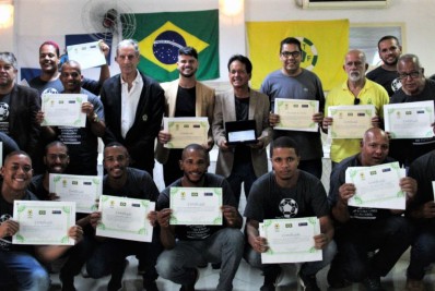 Associação de Treinadores de Futebol e Projeto Saúde Mais Feliz formam técnicos em Belford Roxo