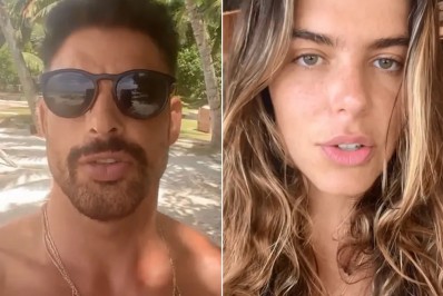 Cauã Reymond e Mariana Goldfarb decidem ir para outra ilha após terremoto: 'Só aqui tem internet'