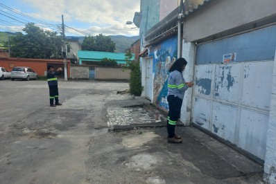 Profissionais da Águas do Rio realizam atendimento nas residências de Mesquita