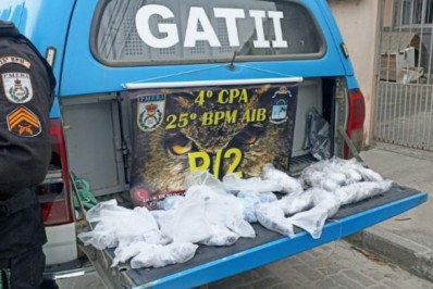 Farta quantidade de drogas é apreendida em Araruama 