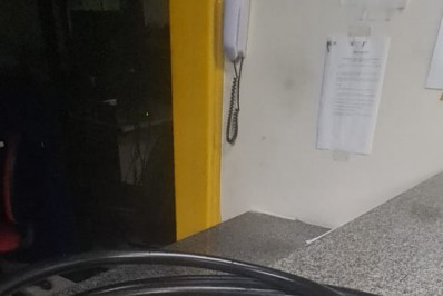 PM prende dois homens por furto de cabos na Freguesia