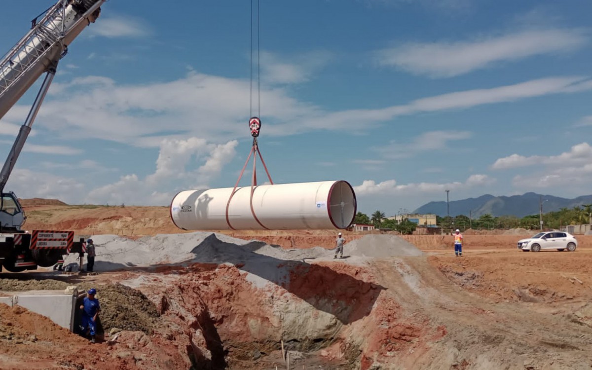 ETA Novo Guandu vai produzir 12 mil litros por segundo (l/s) de &aacute;gua