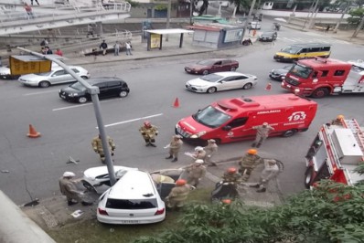 Homem morre em acidente de carro na Zona Norte