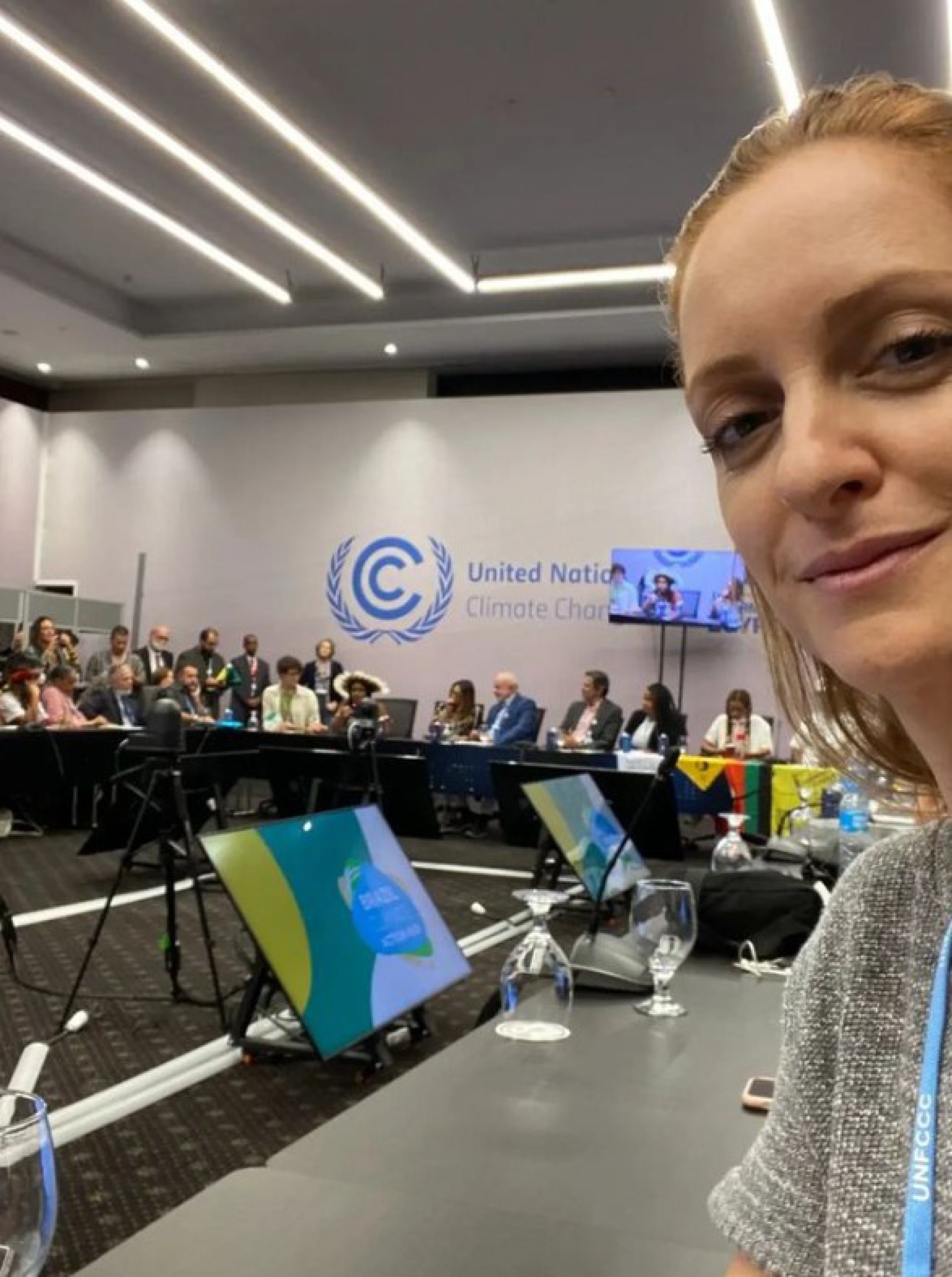 Laila Zaid participou da COP 27 no Egito - Reprodução/Instagram