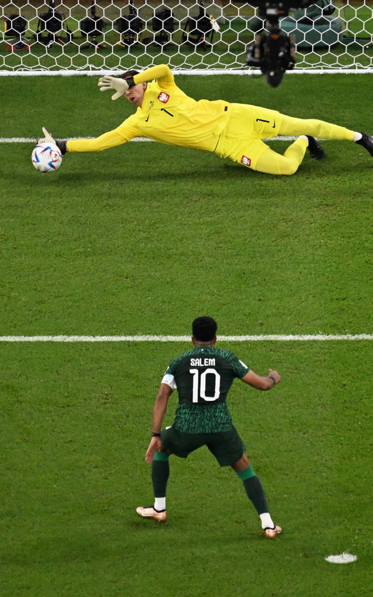 Pol&ocirc;nia e Ar&aacute;bia Saudita fizeram jogo animado pelo Grupo C da Copa do Mundo