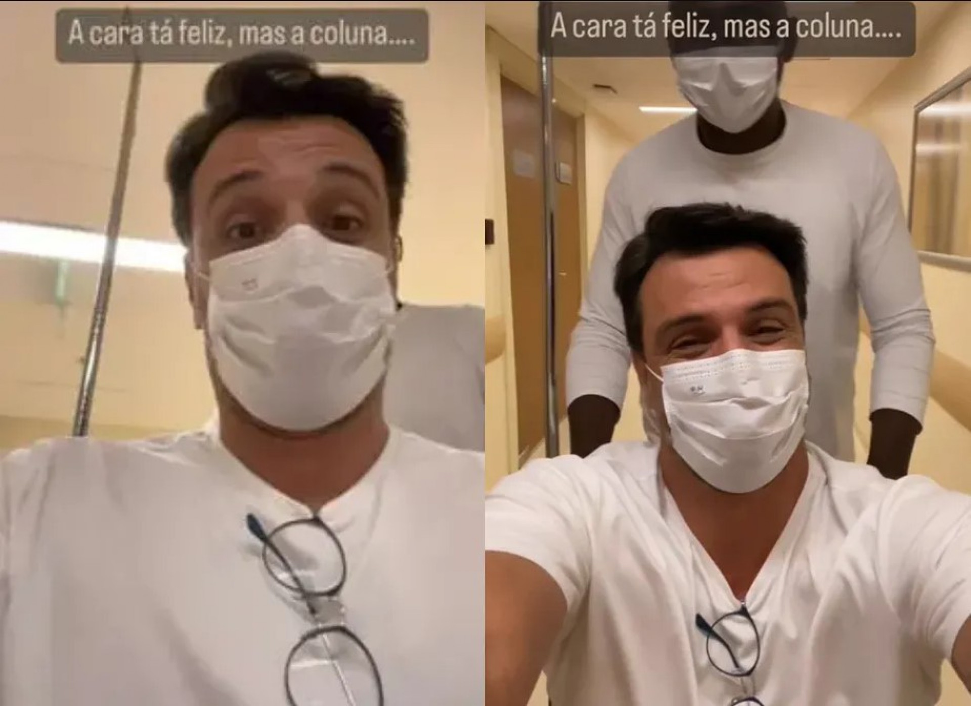 Rodrigo Lombardi é levado ao hospital por problema na coluna - Reprodução/Instagram